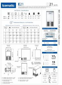 ΠΑΓΟΜΗΧΑΝΗ ΑΝΑΔΕΥΣΗΣ 21 ΚΙΛΩΝ E21 ICEMATIC